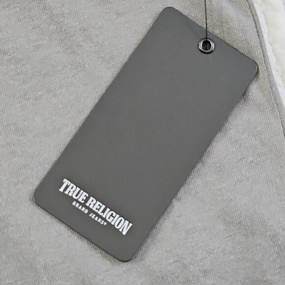 True Religion Heavy Taping Tee Men's Size L Army Green MSRP $59 NWT NEW - Picture 5 of 12